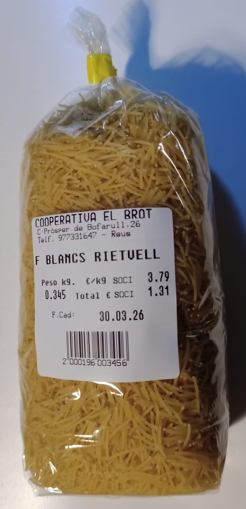 FIDEUS BLANCS  RIETVELL