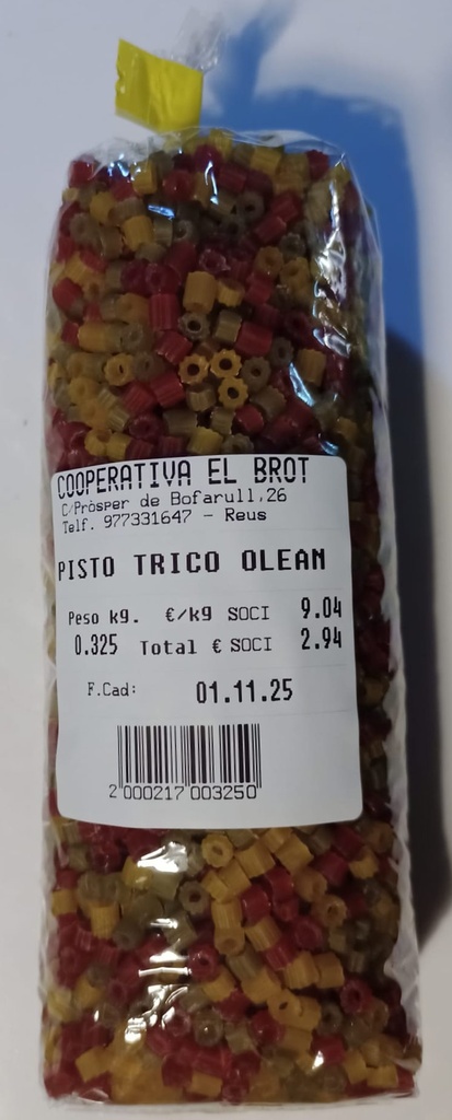 PISTONS TRICOLOR ANDINO BIO A DOJO