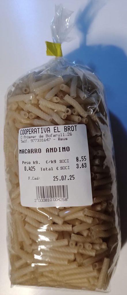 MACARRO ANDINO BIO A DOJO OLEANDER