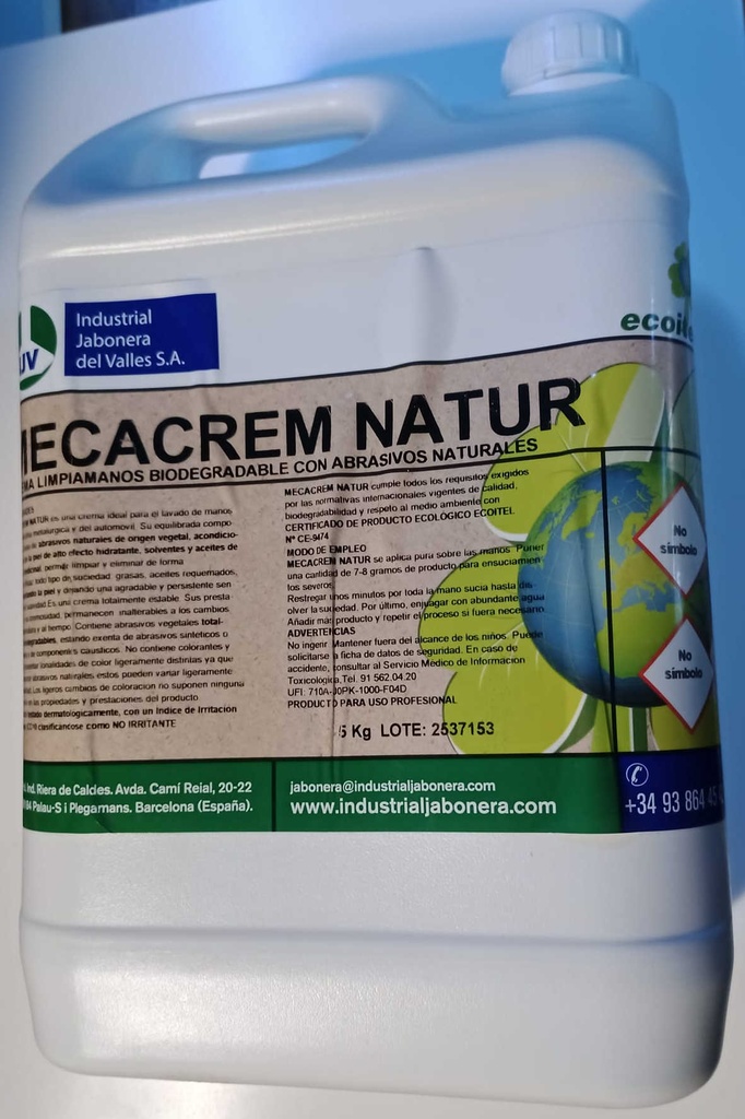 MECACREM NATUR NETEJADOR MANS