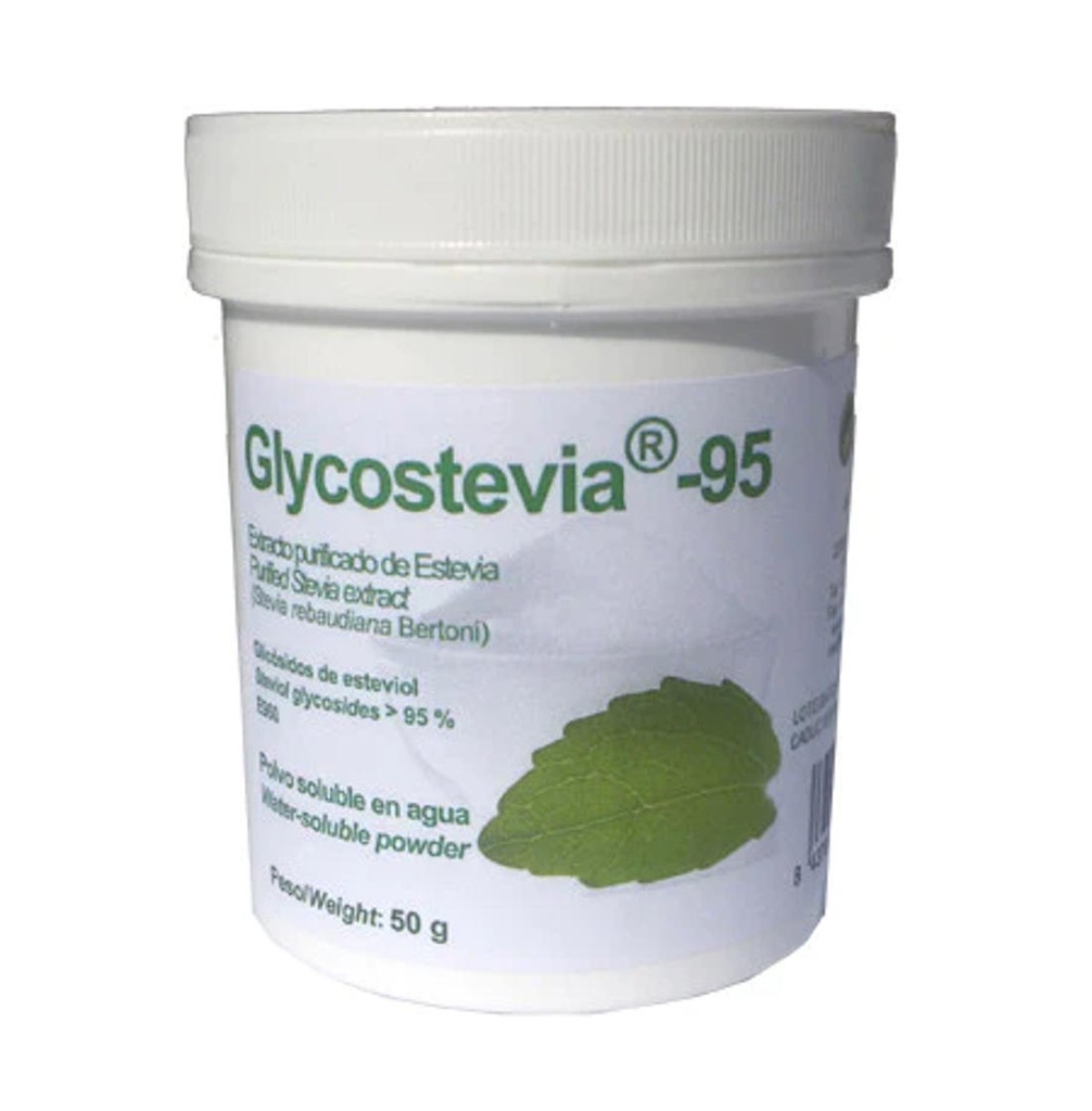 GLYCOSTEVIA -95   50 gr pols soluble/blanc