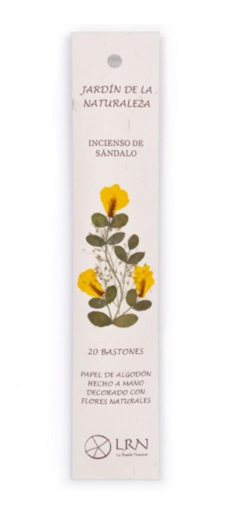 ENCENS SANDAL JARDIN DE LA NATURALESA LA RUEDA NATURAL