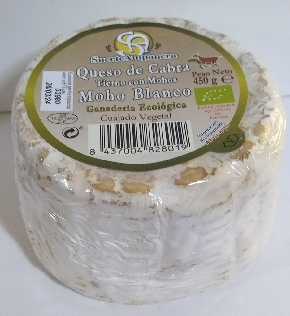 FORMATGE CABRA SEMICURAT 400gr SUERTE AMPANERA