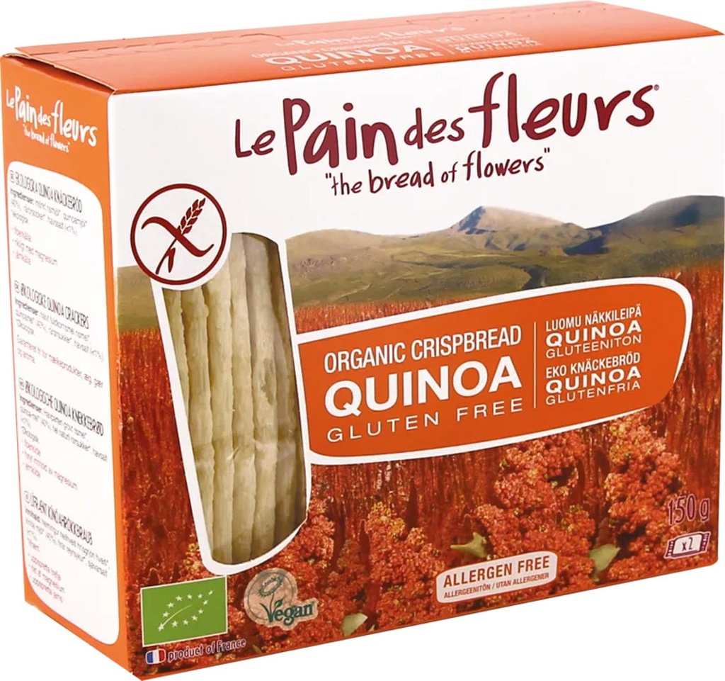 CRACKERS S/G AMB QUINOA 150G LE PAIN DES FLEURS