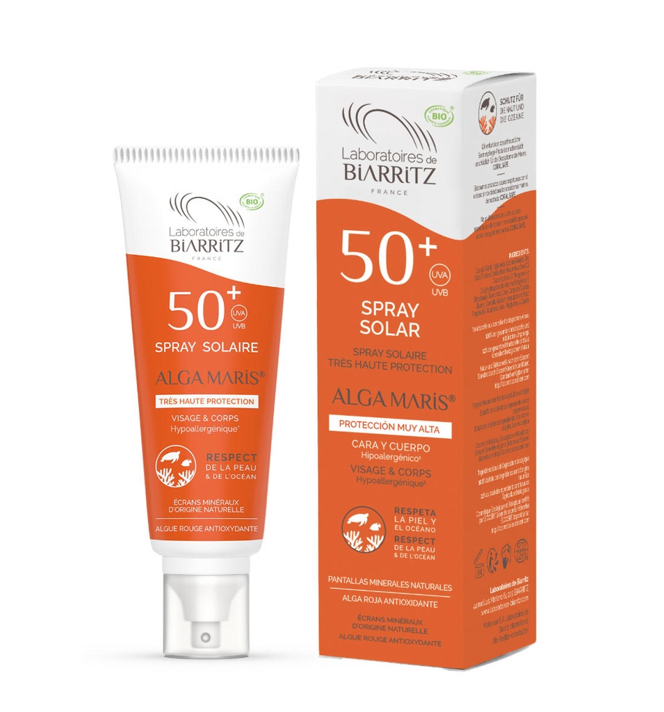 SPRAY SOLAR CARA I COS FACTOR 5O 100ml BIARRITZ