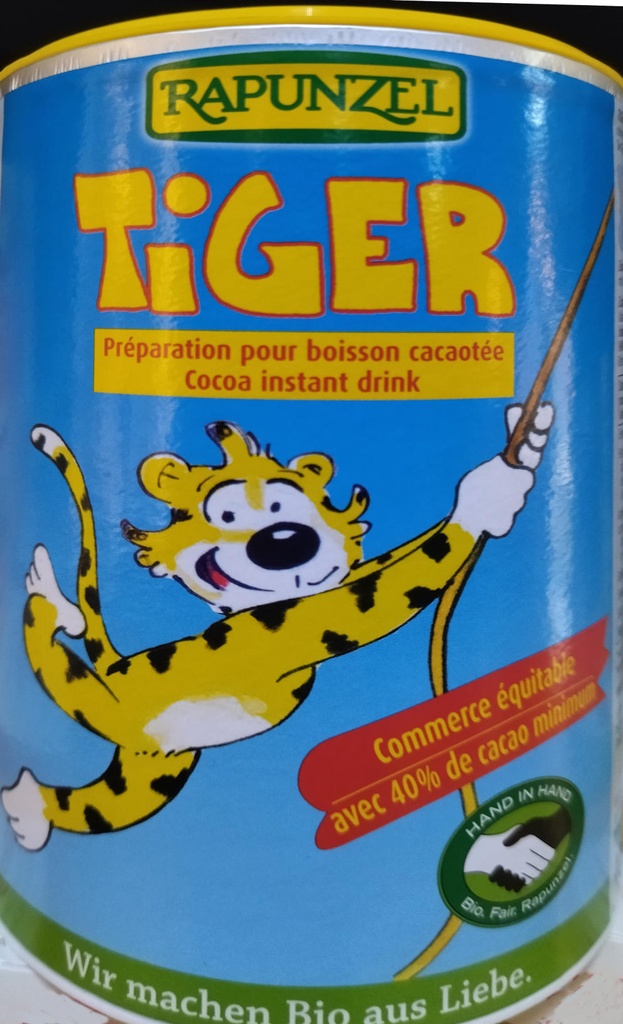 CACAU POLS S/GLUTEN TIGER 400G  POT BLAU CEL