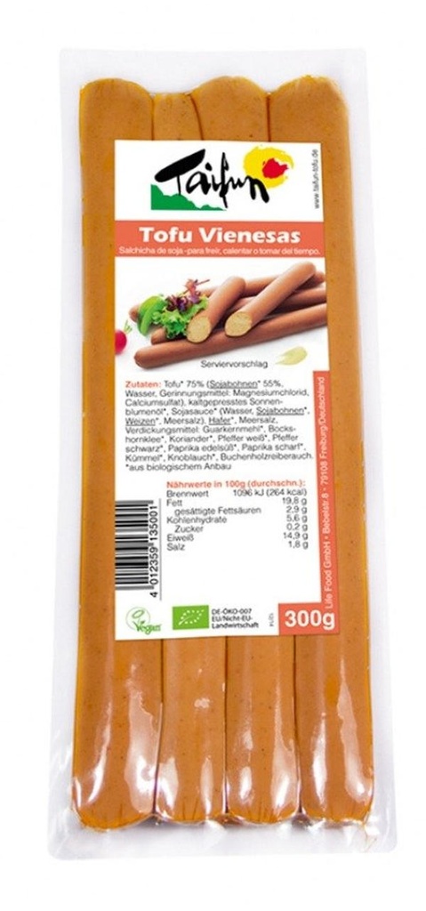 FRANKFURT TOFU VIENESES 300gr TAIFUN