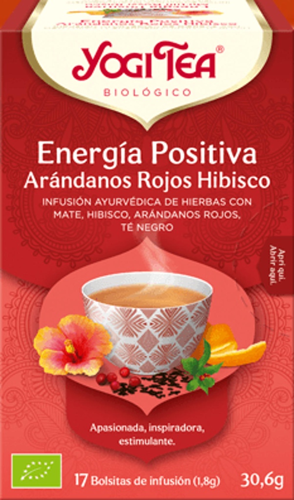 YOGI TEA ENERGIA POSITIVA 17 bossetes