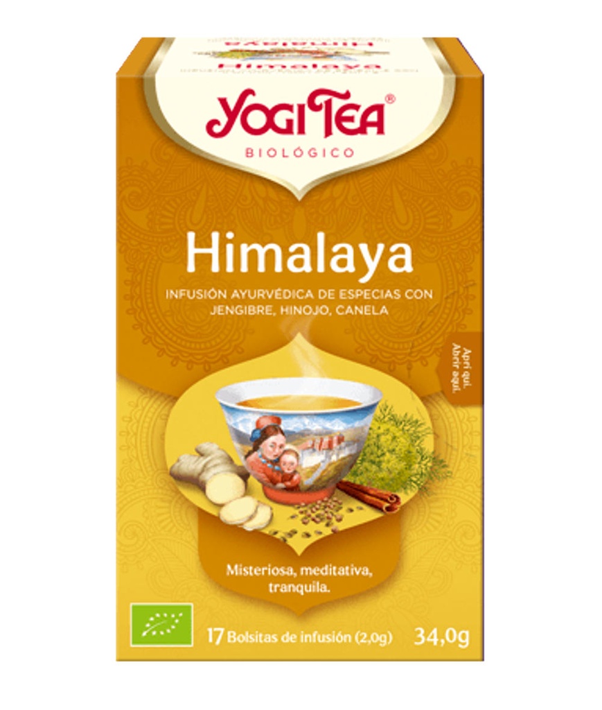 YOGI TEA  HIMALAYA bosseta NATURSOY