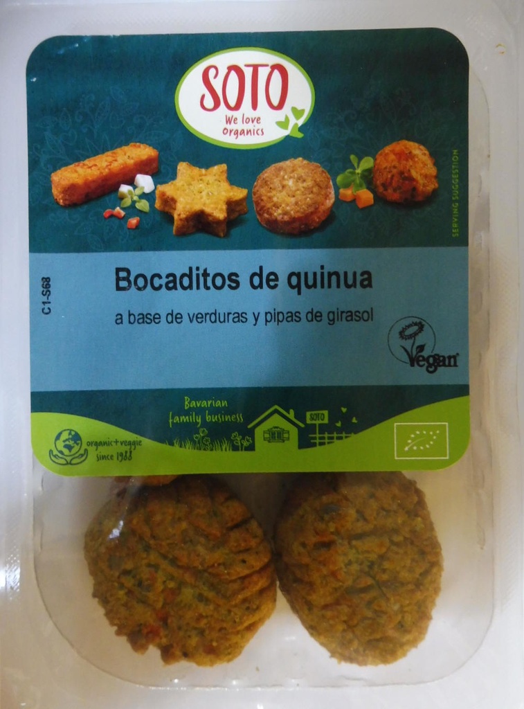 TASTETS DE QUINUA 195gr SOTO