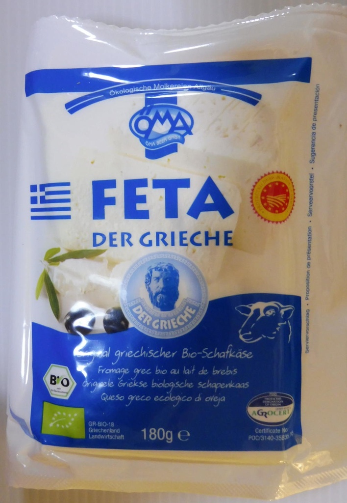 FORMATGE FETA DER GRIECHE 180gr OMA