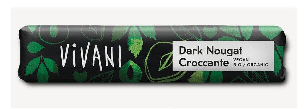BARRETA DE XOCOLATA CROCANT AMB AVELLANA 35gr VIVANI