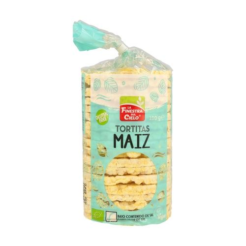 TORTITES DE BLAT DE MORO AMB SAL 120gr LA FINESTRA 