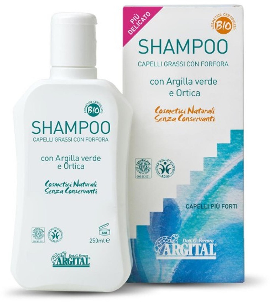 XAMPÚ AMB ARGILA VERDA I ORTIGA 250ml ARGITAL