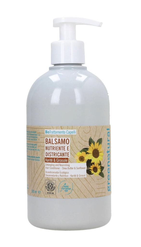 CONDICIONADOR CABELL GIRASOL Y KARITE 500ml GREENATURAL