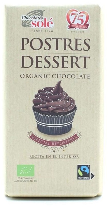 XOCOLATA PER POSTRES ECO 200GR SOLÉ 