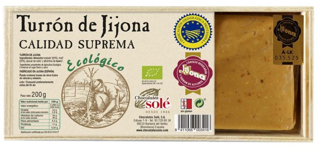 TORRO DE XIXONA 200gr ECO SOLE