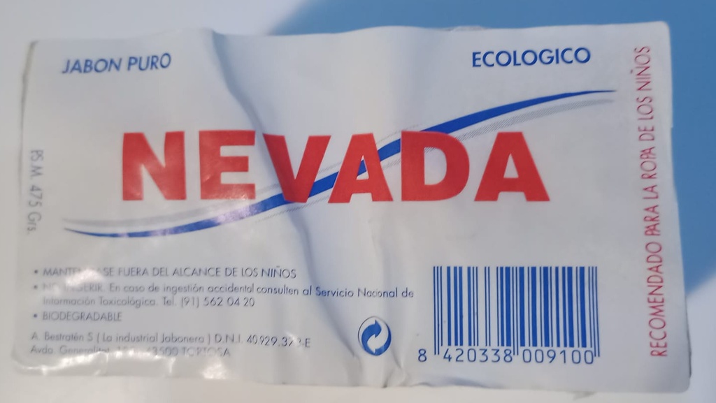 SABO PASTILLA NEVADA 475GR A.BESTRATEN