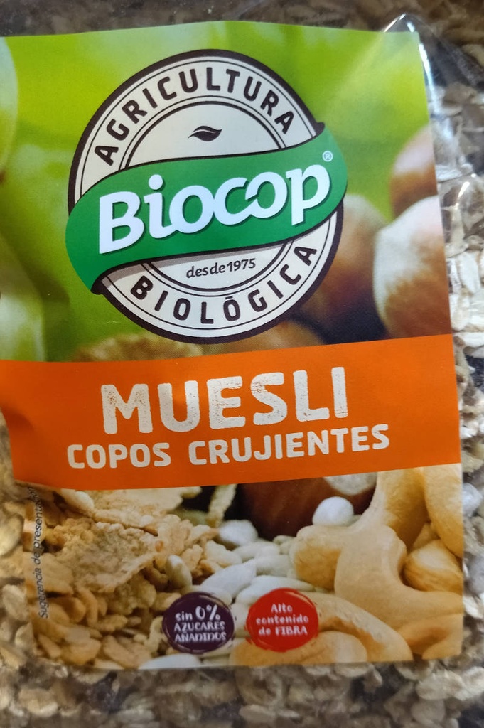 MUESLI FLOCS CRUIXENTS 1KG BIOCOP