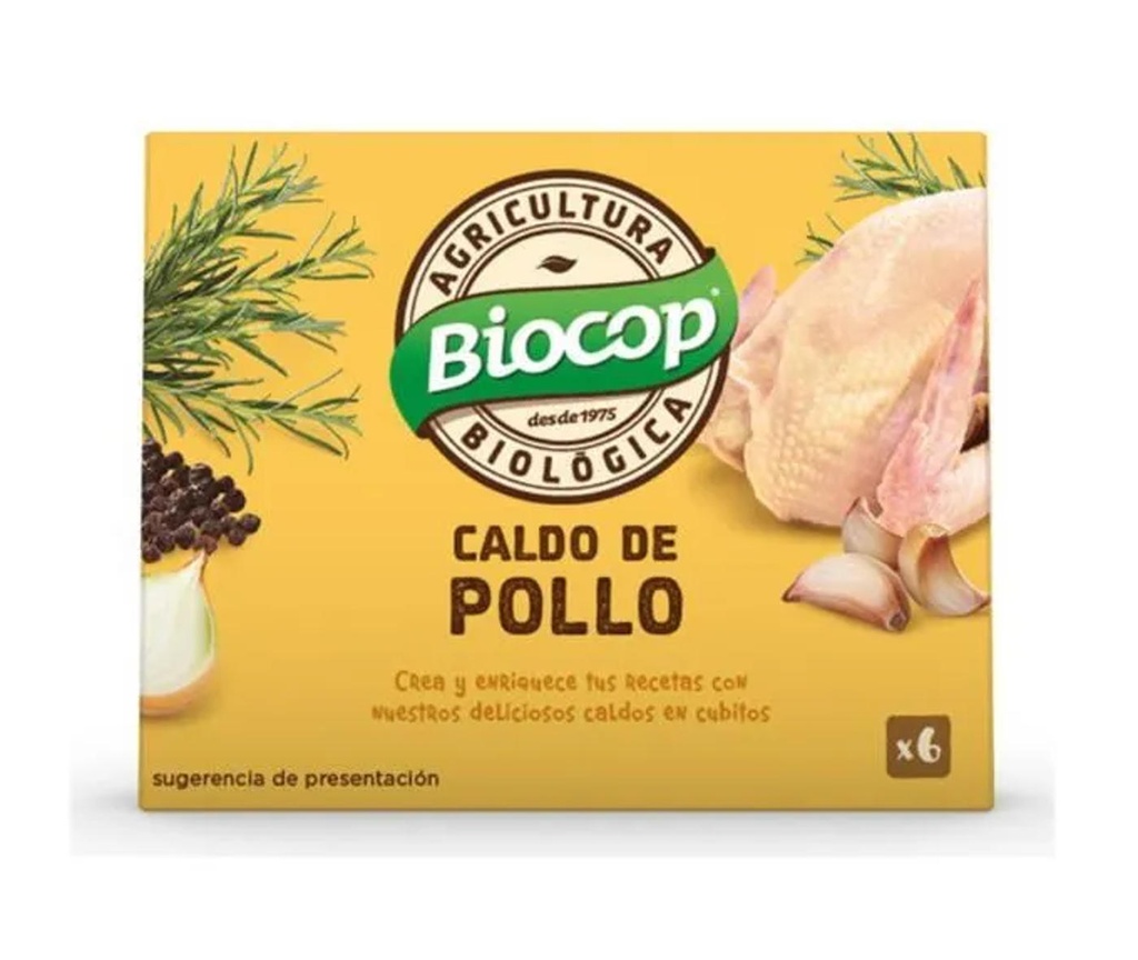 CUBS BROU DE POLLASTRE BIOCOP CAIXETA 66gr 6x11