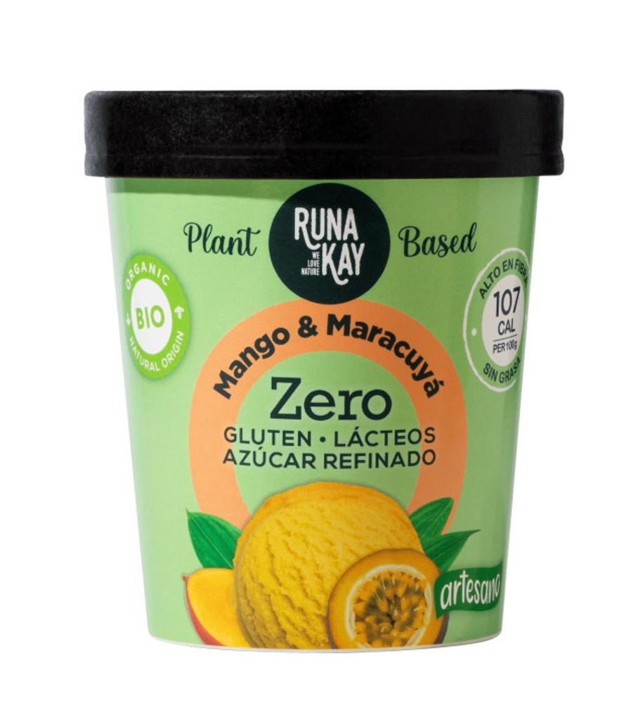 GELAT DE MANGO &amp; MARACUIÀ ECO 130ml RUNA KAY