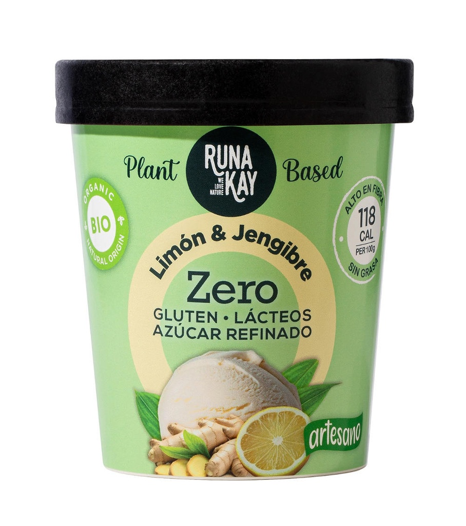 GELAT DE LLIMONA I GINGEBRE 460ml BIO RUNA KAY