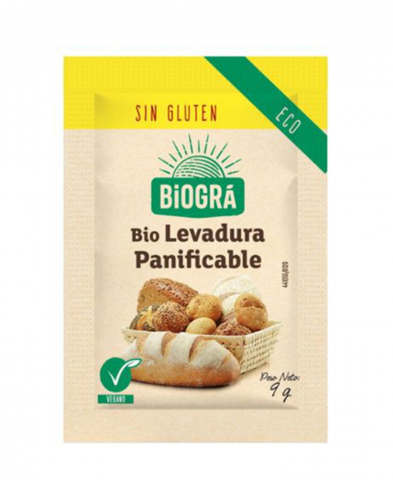 LLEVAT PANIFICADORA S/G  9gr  BIOGRA
