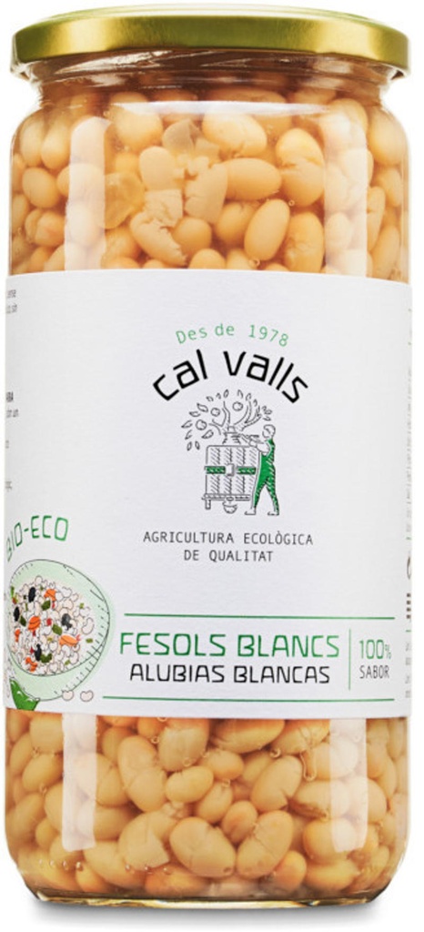 FESOLS BLANCS CUITS 720GR CAL VALLS 