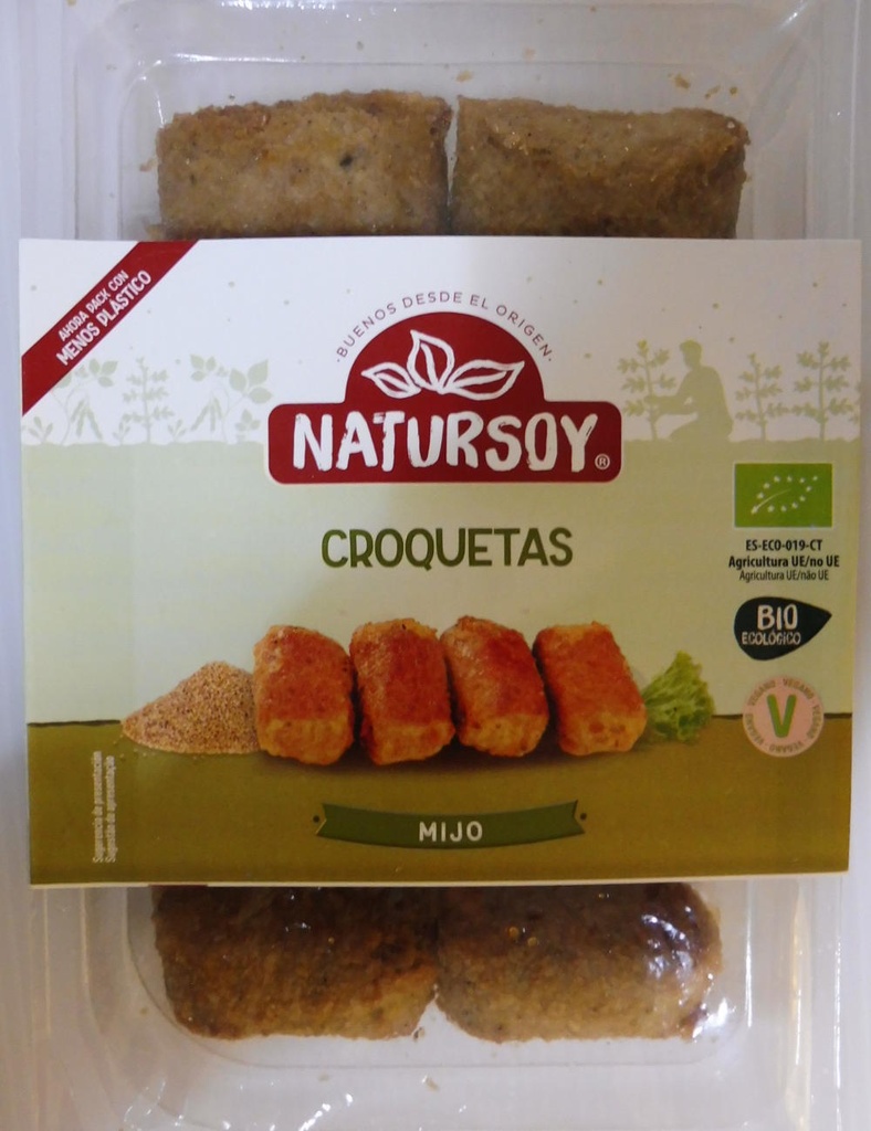 CROQUETES DE MILL 220GR NATURSOY