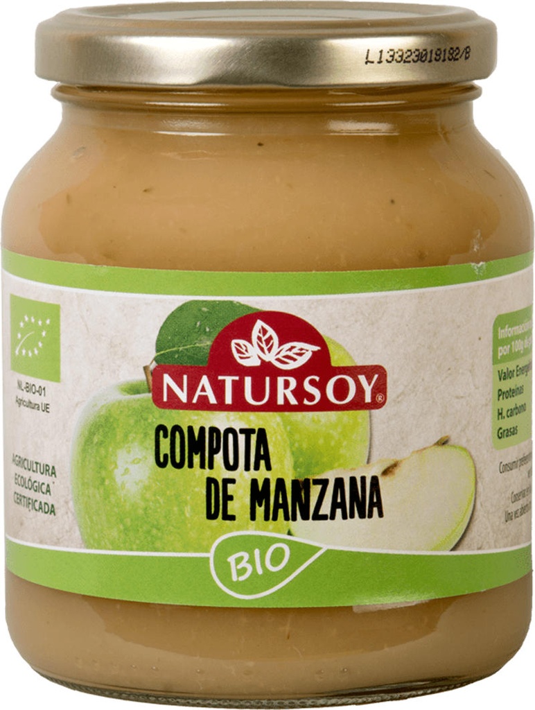 COMPOTA DE POMA 360gr NATURSOY