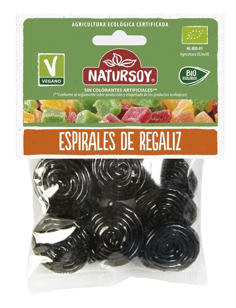 REGALÈSSIA ESPIRAL 75gr NATURSOY