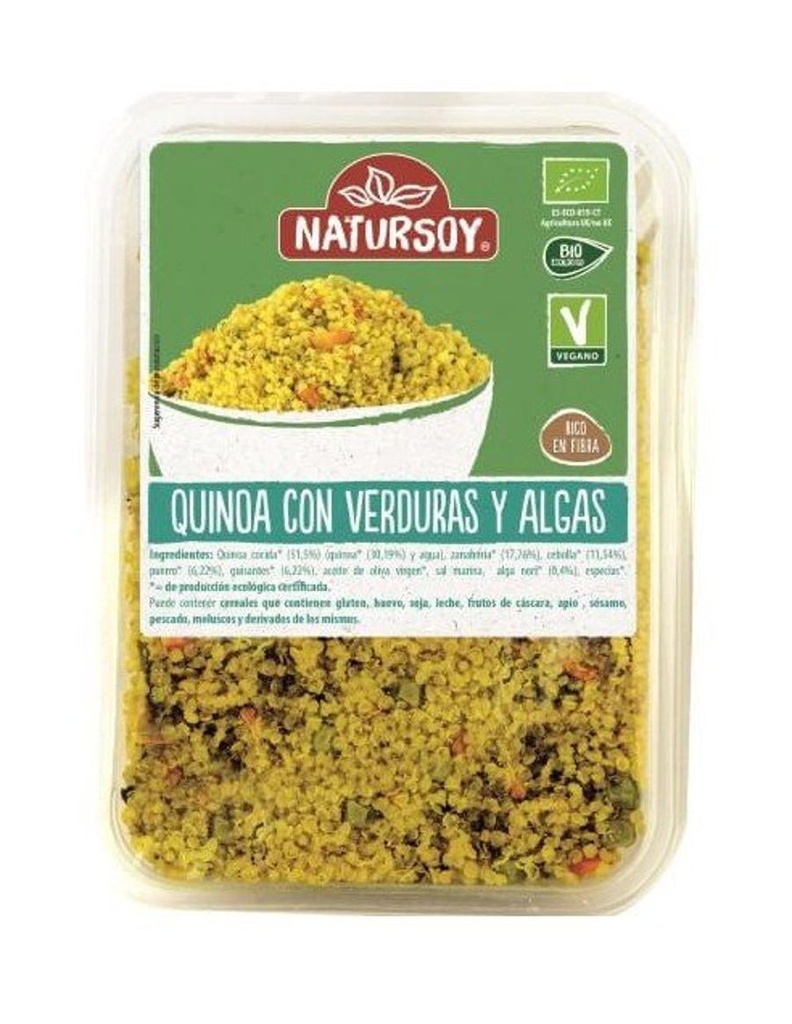 QUINOA AMB VERDURES I ALGUES 300g NATURSOY