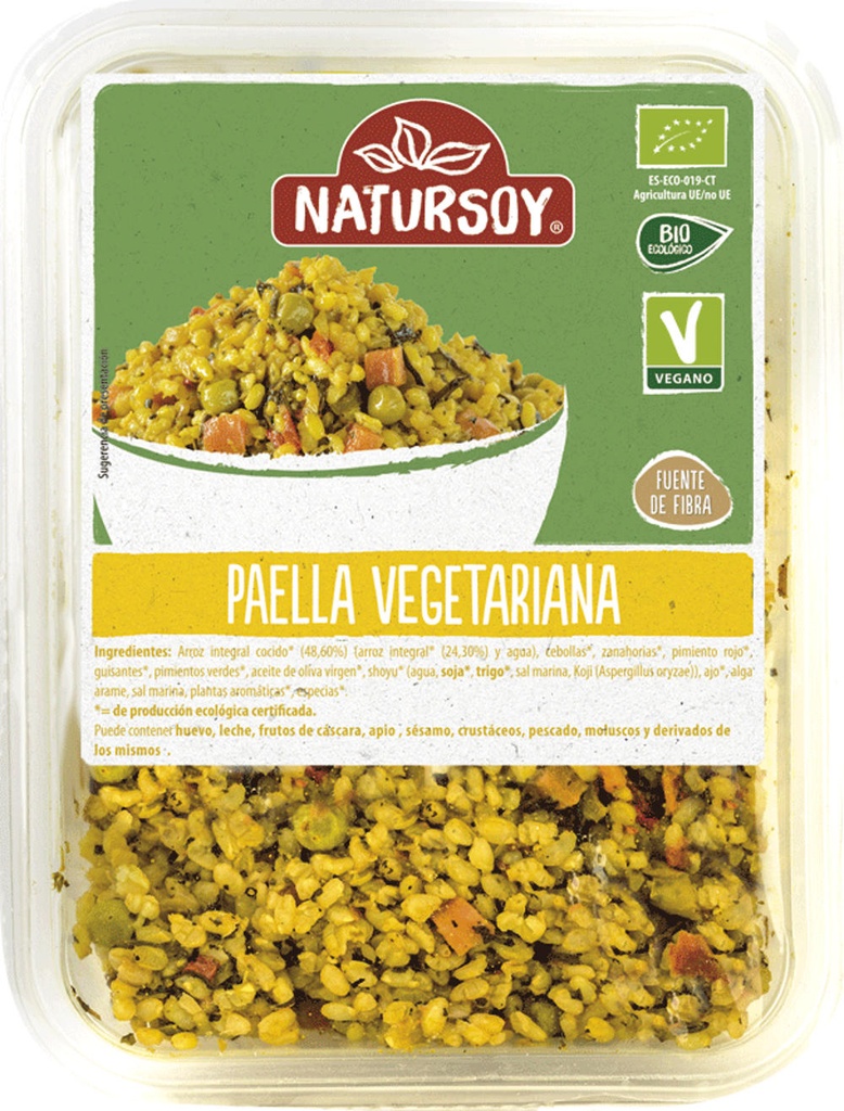 PAELLA VEGETARIANA 300GR NATURSOY