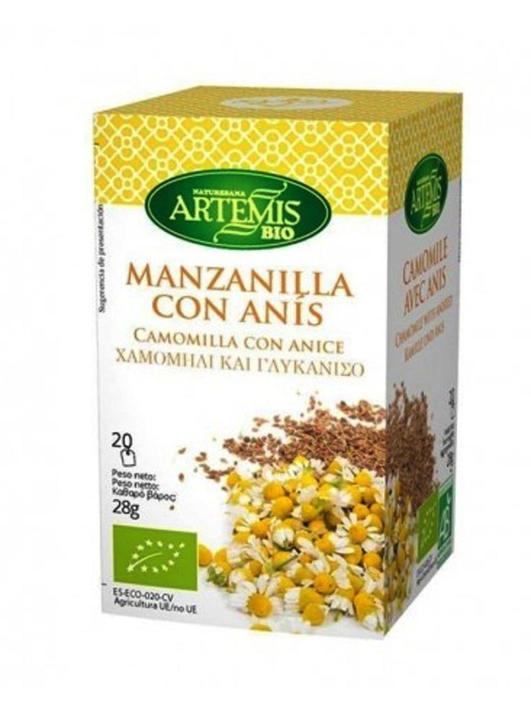INFUSIO DE CAMAMILLA +ANIS 20sob. ARTEMIS