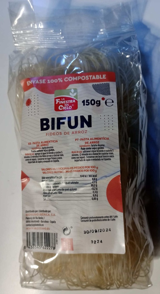 FIDEUS XINESOS ARROS  150GR BIFUN (NO ECO)