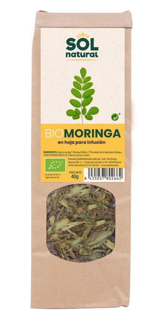 MORINGA EN FULLA PER A INFUSIÓ 40gr SOL NATURAL