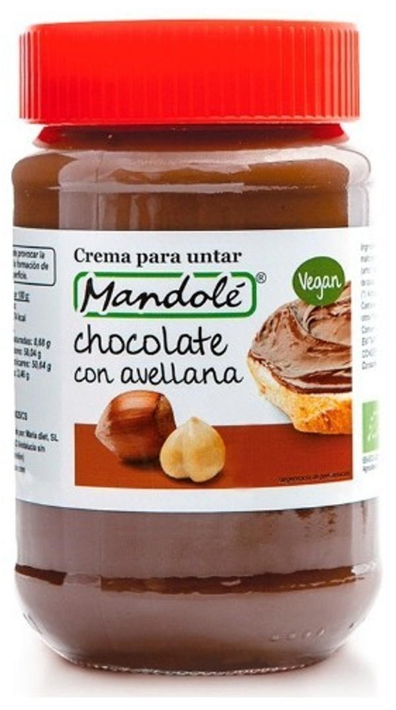 CREMA XOCOLATA-AVELLANA 375GR MANDOLE