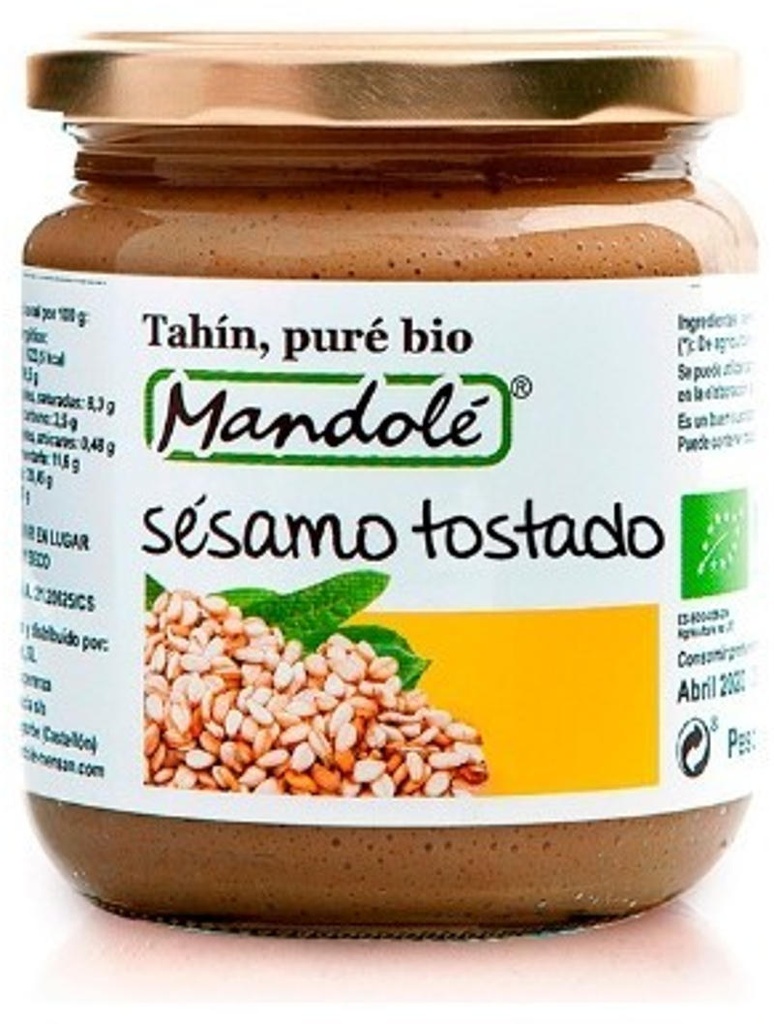 CREMA DE SESAM  TORRAT 350GR MANDOLE