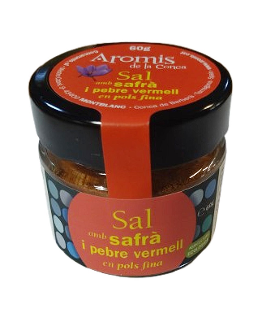 SAL PICANT AMB PEBRE VERMELL I SAFRA 60gr AROMIS