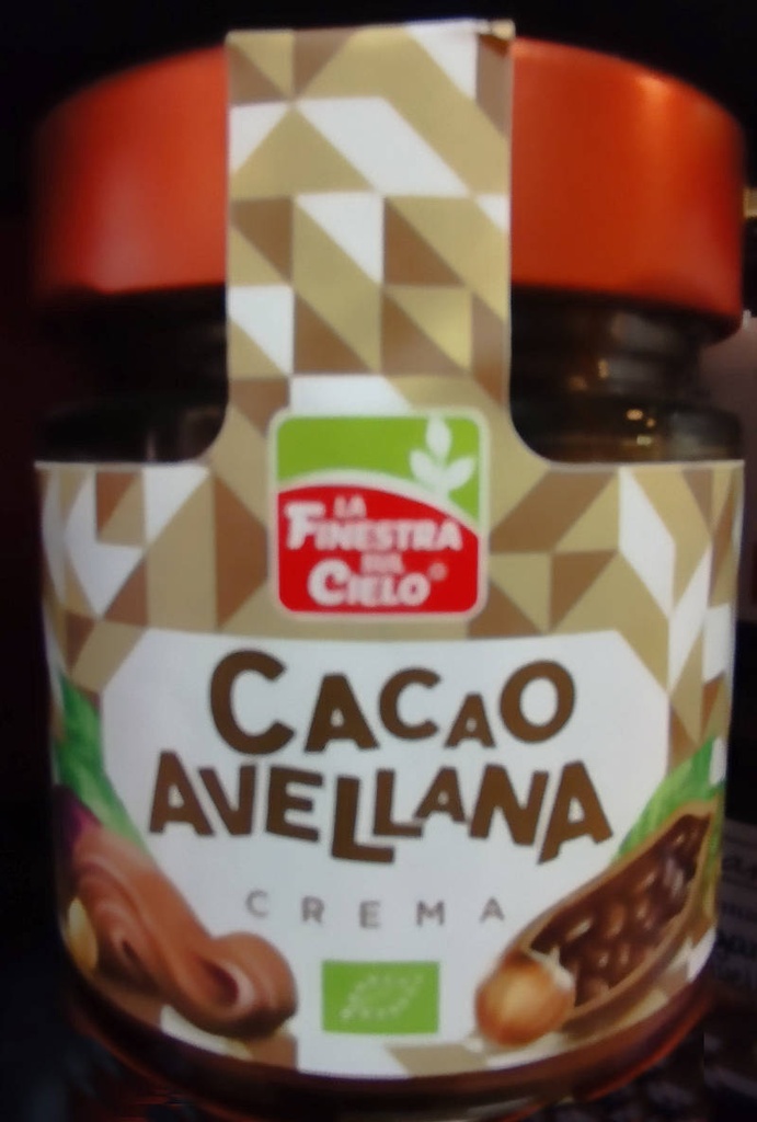 CREMA DE CACAU I AVELLANES BIO 200gr LA FINESTRA