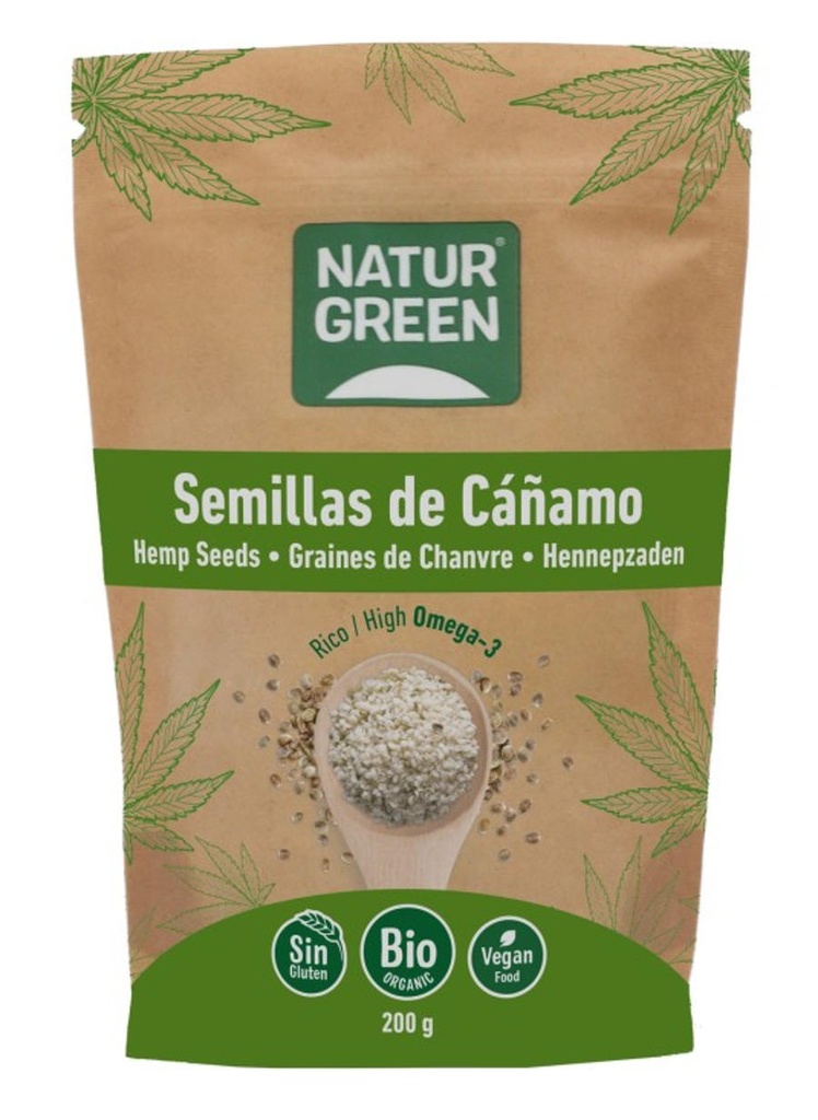 LLAVORS DE CÀNEM 200 gr NATURGREEN