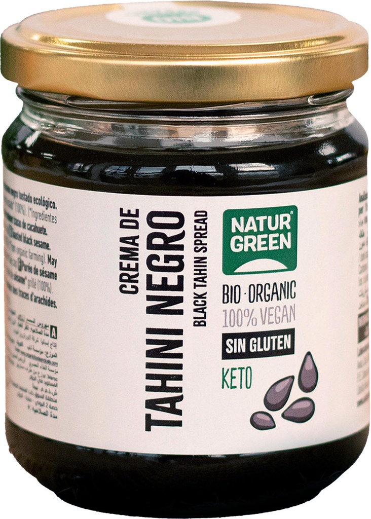 TAHIN NEGRE BIO 180gr NATURGREEN