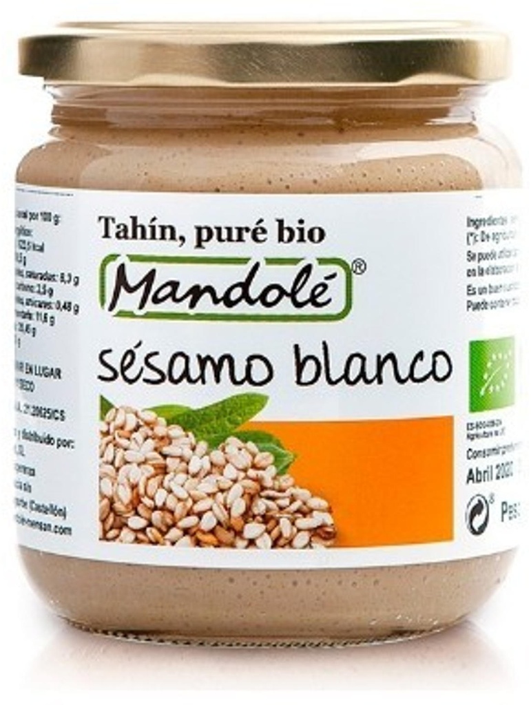 CREMA DE SESAM PELAT CRU 325gr MANDOLE