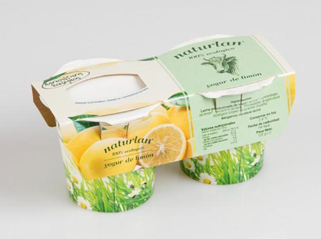 IOGURT LLIMONA 2x125g NATURLAN