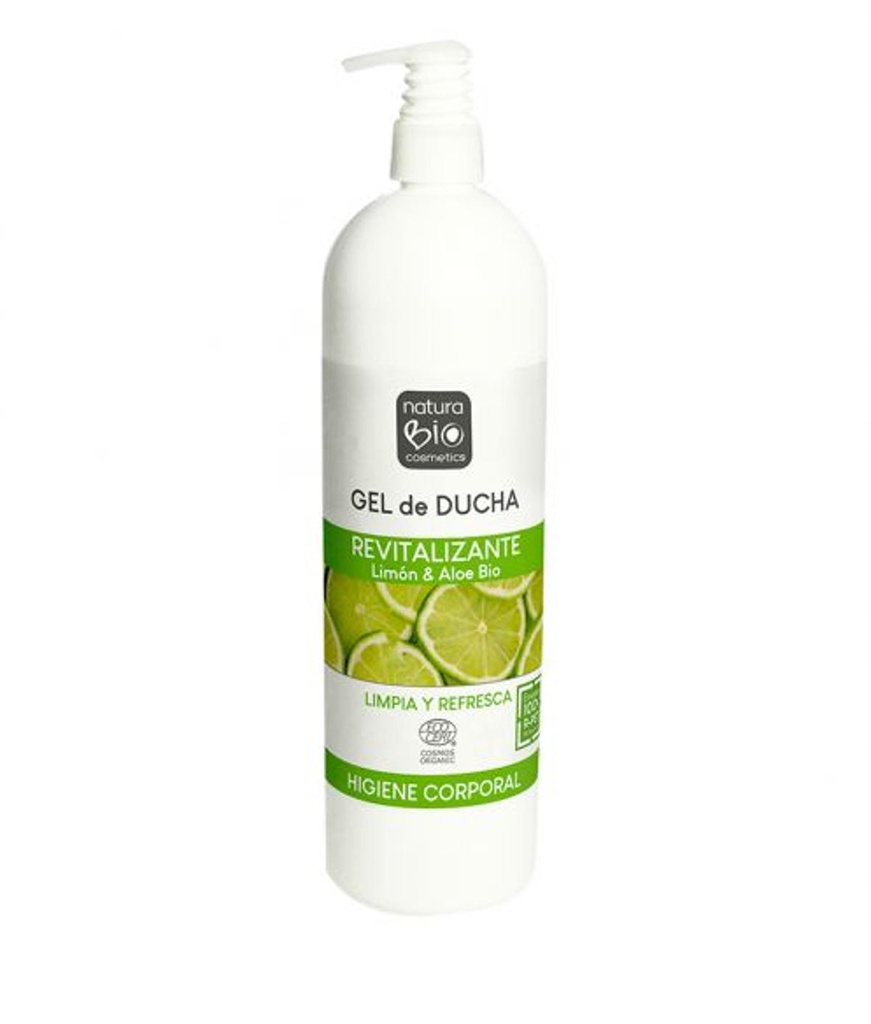 GEL DE DUTXA REVITALITZANT LLIMONA I ALOE 740ml NATURABIO