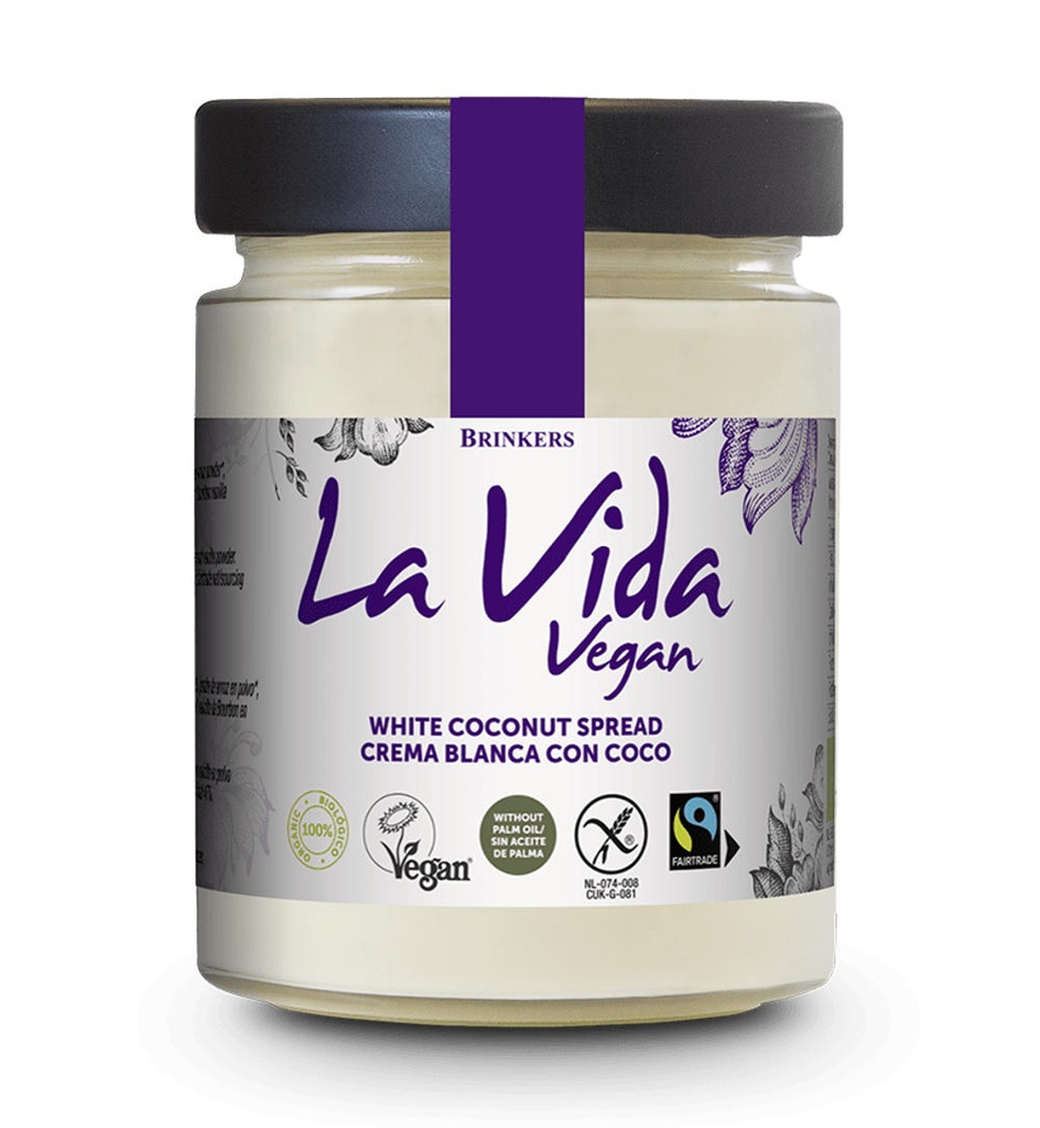 CREMA BLANCA COCO 270gr LA VIDA VEGAN