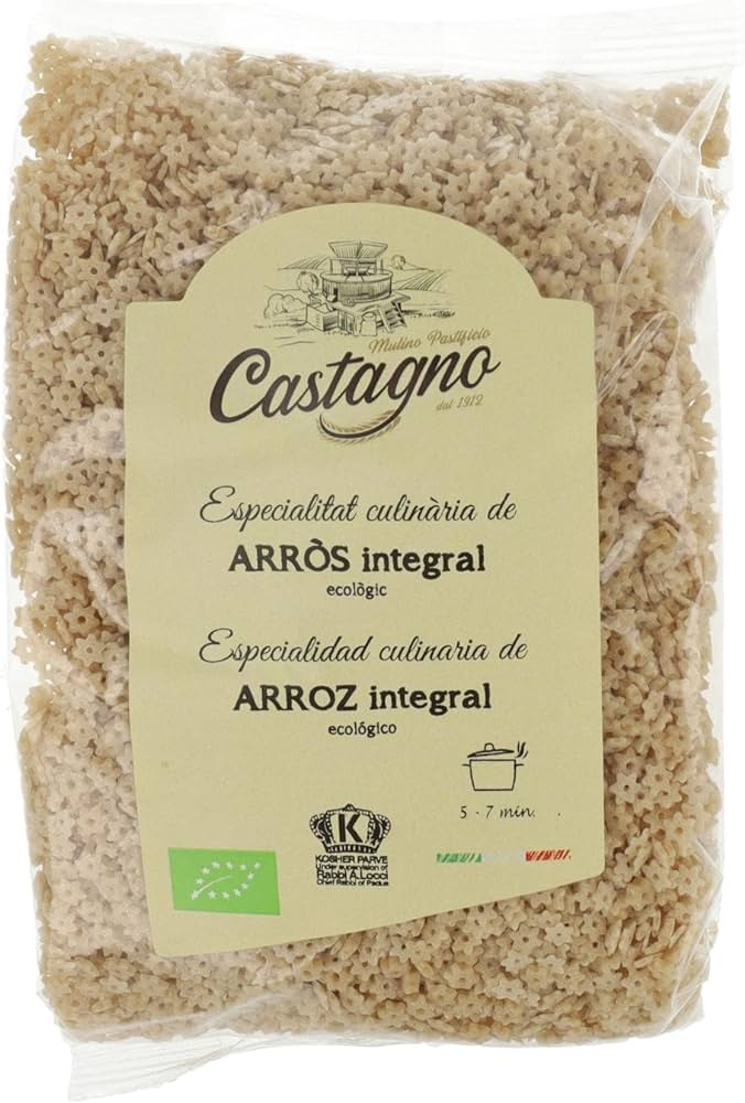 ESTRELLETES ARRÒS INTEGRAL ECO 500gr CASTAGNO 