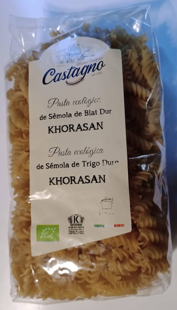 ESPIRALS KHORASAN ECO 500gr CASTAGNO
