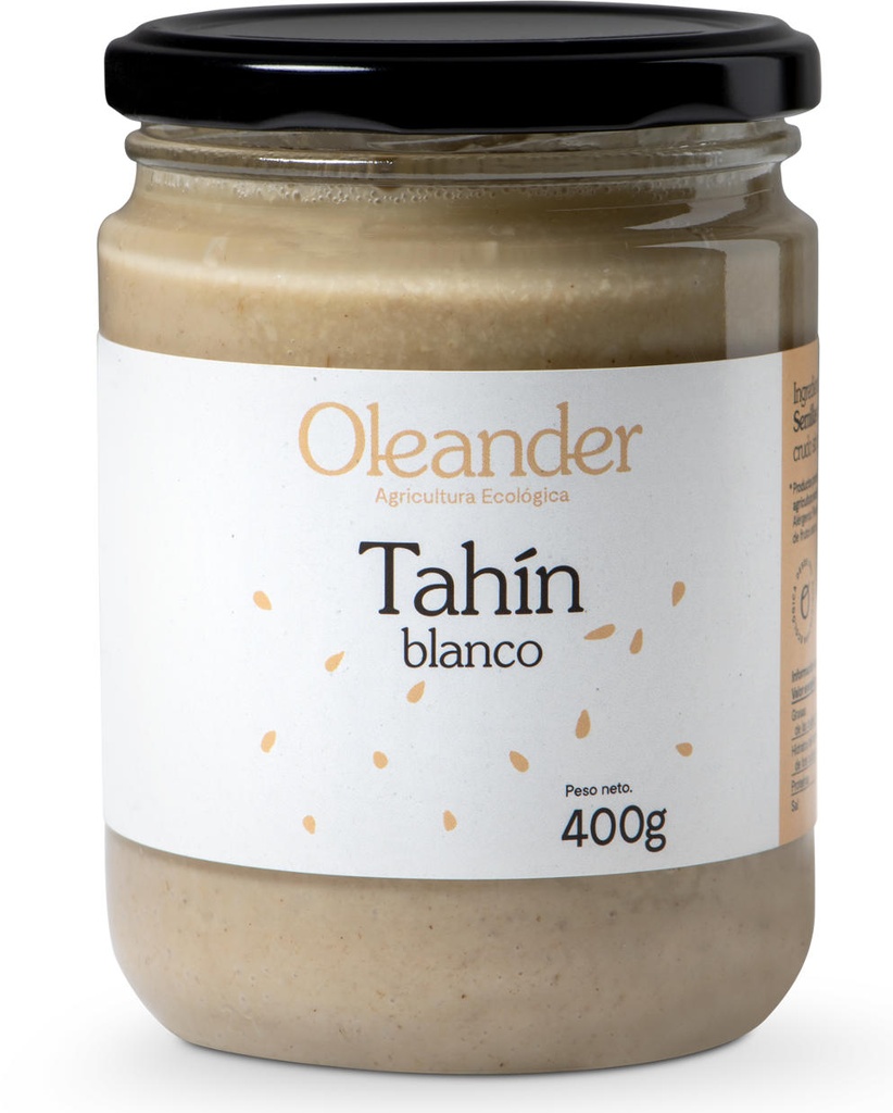 TAHINA BLANCA (TAHIN) SENSE SAL BIO 400gr OLEANDER