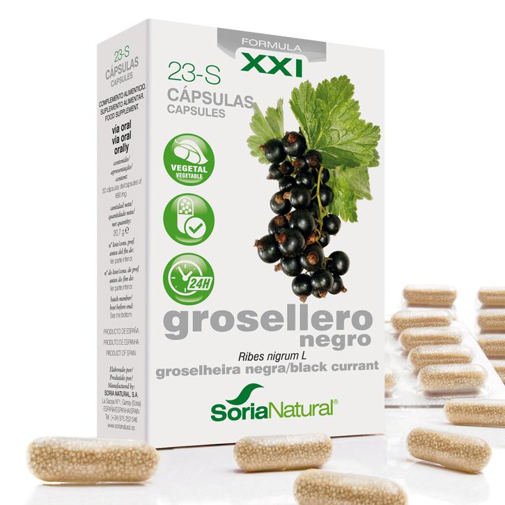 GROSELLER NEGRE 23-S CAPSULES SORIA NATURAL